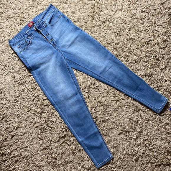Dickies button-fly skinny jeans in VGUC - Picture 1 of 8